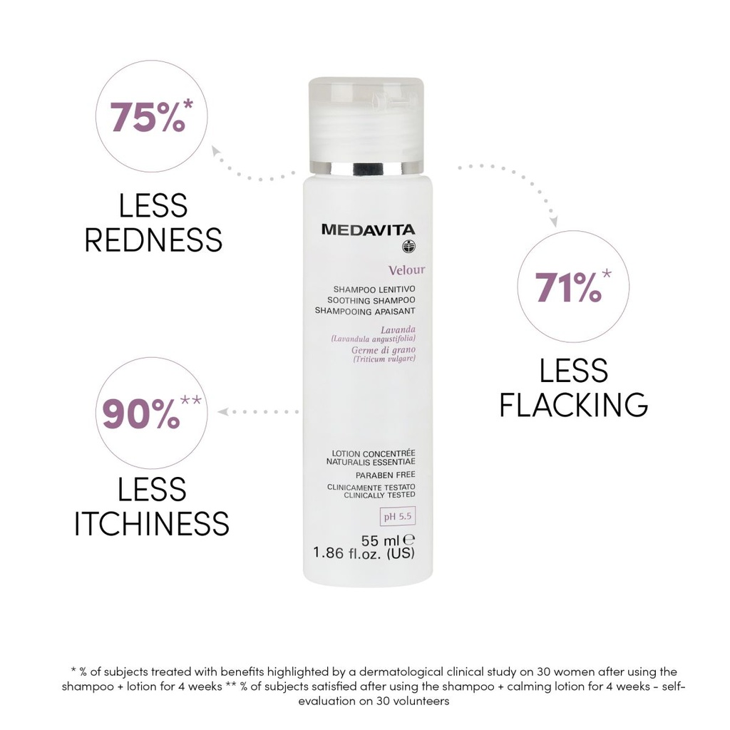 Medavita Velour Soothing Shampoo 