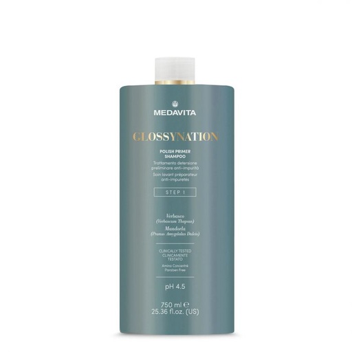 [02460] Medavita Glossynation Polish Primer Shampoo 750ml