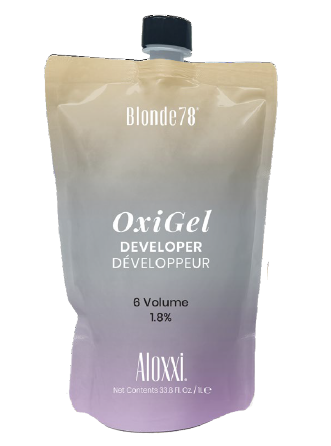 [DevelLA6vol] Aloxxi Blonde78 Liquid Acid Toner Oxigel Developer 6 Vol. 1L