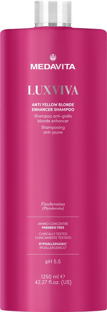 Medavita Luxviva Silver Anti-yellow Shampoo