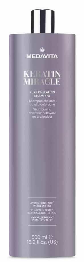 Medavita Keratin Miracle Pure Chelating Shampoo 500ml