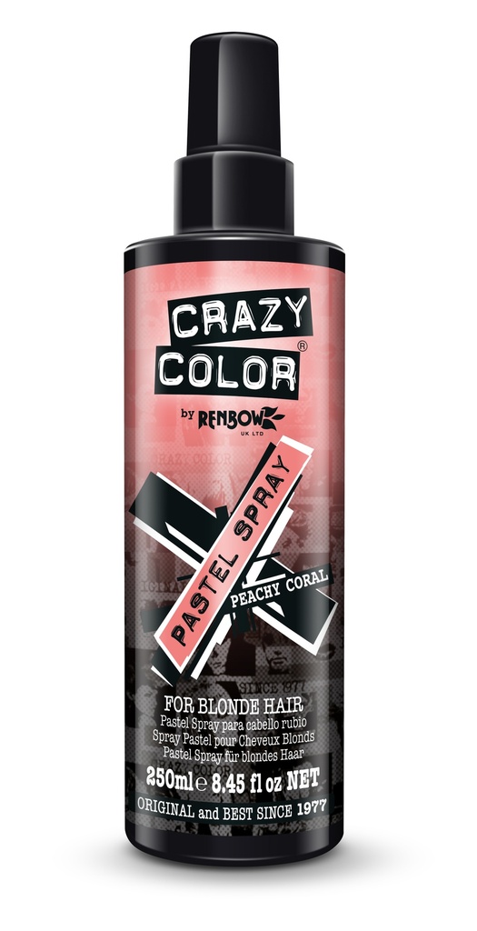 Crazy Color Pastel Spray Peachy Coral