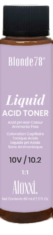 Aloxxi Blonde78 Liquid Acid Toner 10V