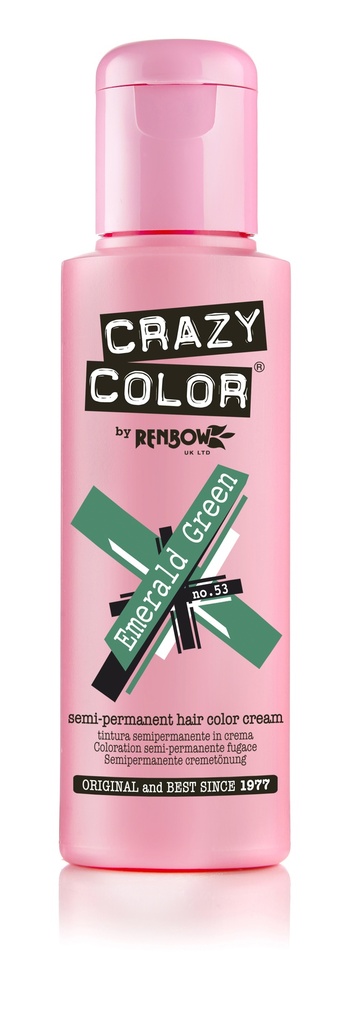 Crazy Color 53 Emerald Green