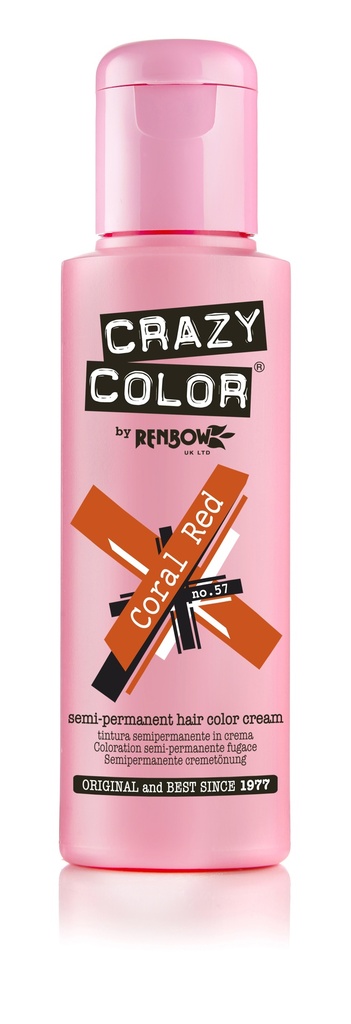 Crazy Color 57 Coral Red