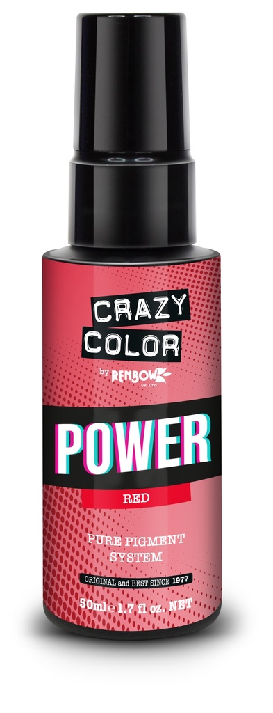 Crazy Color Power Pigment Red