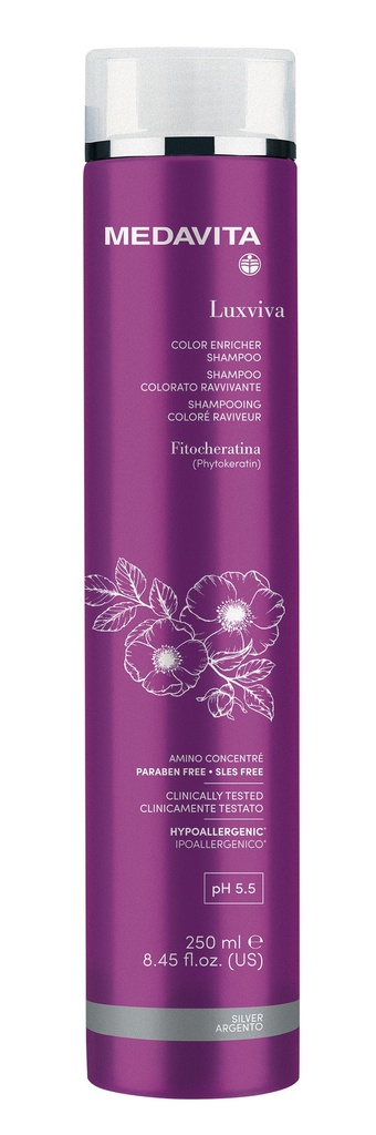 Medavita Luxviva Silver Anti-yellow Shampoo