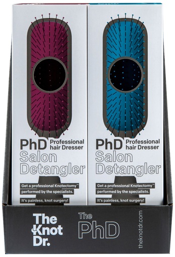 [KNOT-KDD400] The Knot Dr. PhD Box 4 haarborstels met display