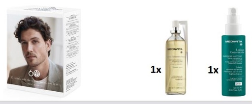 [0123111EXP] Promo: Medavita Lotion Concentrée Homme Spray Box 2023  1 + 1