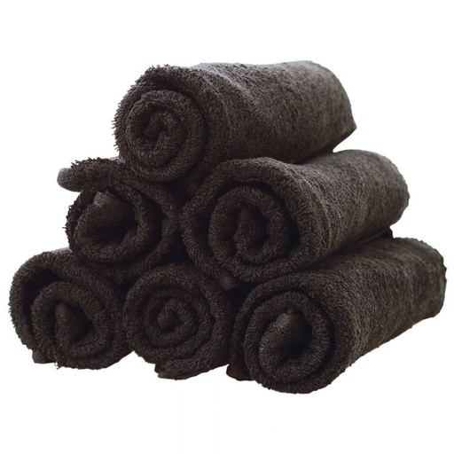 [TOWEL 401000] Zwarte Handdoek - Bleach Resistant