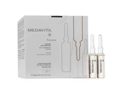 [01119] Medavita Puroxine Anti Dandruff Treatment Ampoules  12st.